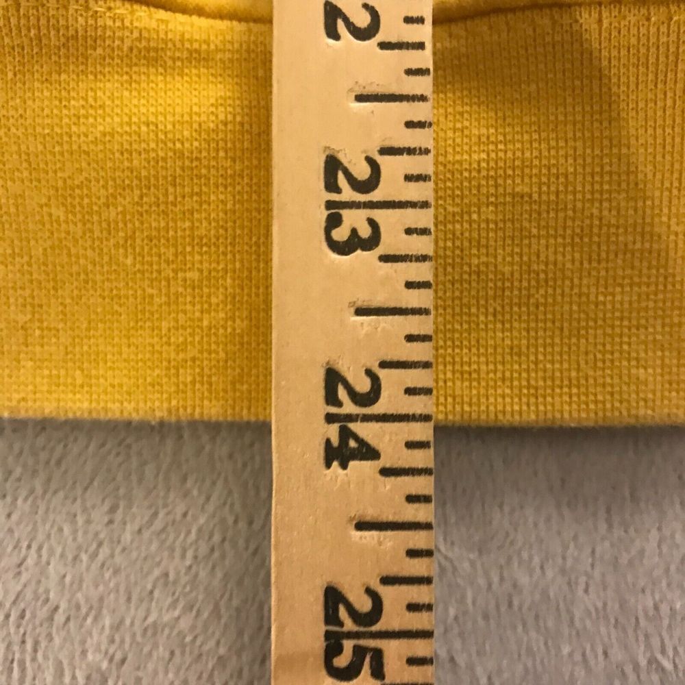 Nike Hoodie Fleece Sweatshirt Mens‎ Medium Yellow AOP All Over Print Swoosh Logo - Picture 11 of 12